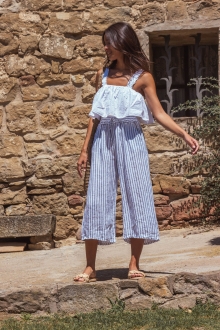 To seek refuge Consume Sicily Linen pants - CAPRI - Nina Kendosa
