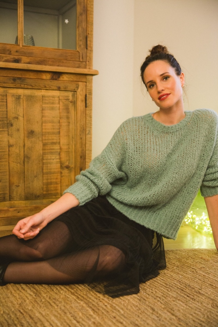 Mohair sweater - ALABAMA - Nina Kendosa